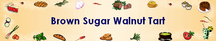Brown Sugar Walnut Tart